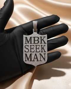 Pendentif personnalisé en argent 925 serti de diamants Moissanite, style Hip Hop, pour homme et femme, bijoux Hip Hop, breloques initiales. - Product Image 3