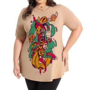 Camiseta de Alta Calidad, Ecológica, Transpirable, 100% Algodón, Corte Ajustado, para Mujer, con Logotipo Personalizado de tu Marca, Tela de 180g - Product Image 1