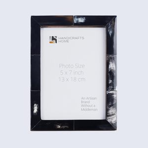 Marco de Fotos Vintage Hecho a Mano con Cuerno Real para Decoración del Hogar, Decoración Rústica, Decoración de Pared de Galería - Product Image 1