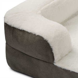 Cama de perro de espuma ortopédica cálida de invierno de alta calidad personalizada de fábrica, cojín para mascotas, cama para mascotas con cubierta lavable extraíble - Product Image 5