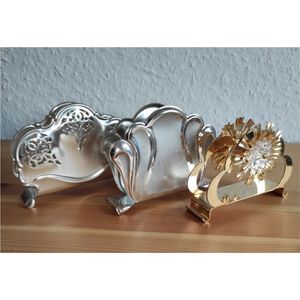 Modern Silver Metal Napkin Holder <b>Tree</b> Design Vertical Tissue Paper <b>Stand</b> for Dining Table Kitchen Countertop Restaurant Decor - Product Image 3