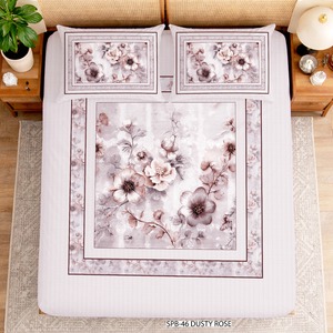 Soft Microfiber Bed Sheet Collection Designed with 125 GSM Fabric and Eye Catching 7D Printed Design for Everyday <b>Comfort</b> - Product Image 3