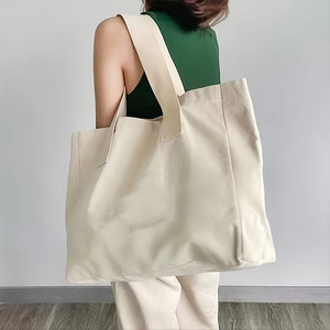 Bolsa de Compras de Lona/Algodón con Logotipo Personalizado, Asa Larga y Correa para el Hombro, para Deporte - Product Image 5