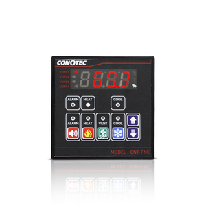 Controlador de Ventilador CONOTEC CNT-FNC ODM: Control de Ventilación con Salidas de Relé de 4 Etapas Integradas, 4 Ventiladores, 1 Temperatura, 1 Humedad, 1 Alarma - Product Image 1
