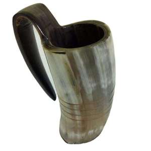 Mug en corne artisanal personnalisé Style Experiences avec motifs gravés – Matériau de qualité supérieure - Product Image 2