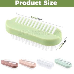 High Performance Nail Cleaning <b>Brush</b> Premium Nail Cleaning <b>Brush</b> Fine Soft Bristles With Comfortable Grip And <b>Smooth</b> Finish - Product Image 2