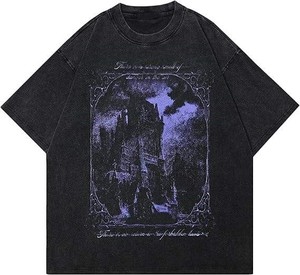 T-shirt d'été en coton tricoté pour homme Kivotech, imprimé DTG, col rond, coupe ample, respirant, écologique - Product Image 1