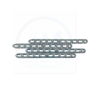 Plaques osseuses orthopédiques Al Mida Healthcare, série dynamique linéaire, plaque de fixation en titane à 14 trous, conforme à la norme ISO13485, vétérinaire