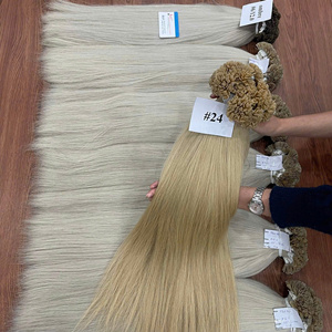 Extensiones de Cabello Humano Vietnamitas con Punta Plana, Adhesión de Queratina, Cabello Virgen Premium, Natural, Suave, Sedoso, Duradero - Product Image 6