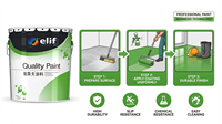 Revêtement de sol époxy à base d'eau pour couloirs scolaires, peinture résistante aux rayures, faible odeur, séchage rapide