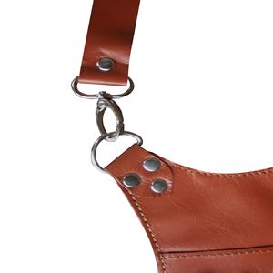 Funda de Cuero Genuino de Alta Resistencia para Tijeras de Barbero, Estuche de Cinturón Ajustable, Diseño Portátil para Peluquería - Product Image 2