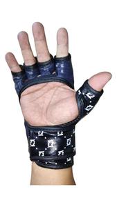 ถุงมือ MMA หนังแท้แบบครึ่งนิ้ว ยูนิเซ็กซ์ ปรับแต่งได้ตามต้องการ คุณภาพสูง พิมพ์ลายตามสั่ง สำหรับฝึกซ้อมและต่อสู้ - Product Image 3
