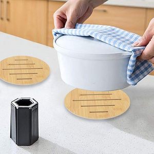 Posavasos de Bambú Ecológicos, Resistentes al Calor, para Ollas y Sartenes, para Mesa de Comedor y Cocina - Product Image 5
