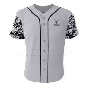 เสื้อผ้าสำหรับฝึกซ้อมเสื้อเบสบอลสินค้ามาใหม่เสื้อเจอร์ซีย์เบสบอลผลิตตามสั่งวัสดุที่ทนทาน - Product Image 1