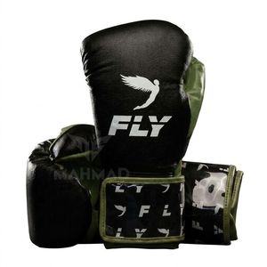Gants de boxe personnalisés à lacets, conçus pour le sparring et l'entraînement de combat, offrant protection, puissance et confort, gants à marque privée. - Product Image 3