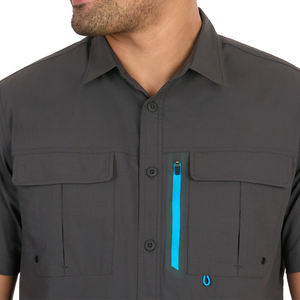 Camisa de Campamento Personalizada, Transpirable, de Poliéster y Elastano, con Protección Solar, para Senderismo y Pesca, de Secado Rápido, Manga Larga, con Botones - Product Image 6