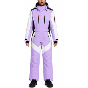 Traje de Nieve de una Pieza para Hombre, Impermeable, Transpirable, Cortavientos, Ropa de Invierno para Snowboard, Fabricación Personalizada - Product Image 3