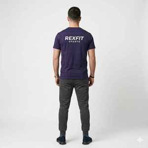 เสื้อยืดแขนยาวคอกลมผ้าฝ้ายถักสีพื้น 100% พิมพ์โลโก้ได้ตามต้องการ เสื้อยืดผู้ชายแบบหนาใส่สบาย - Product Image 4