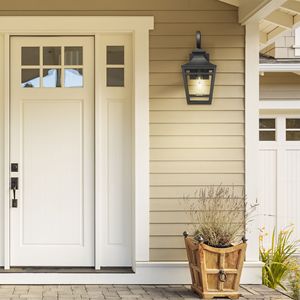 Lámparas de Pared Exteriores Negras Grandes de 16.5 Pulgadas, Lámparas de Porche Impermeables para Montaje en Pared, Iluminación Exterior para Casa y Jardín - Product Image 5