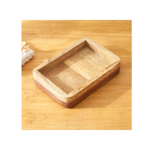 100% Eco Friendly Hand Made Square Shape Wood <b>Soap</b> <b>Holder</b> Best Quality hot Selling Bathroom Product by UF INTERNATIONAL Crafts - Product Image 1