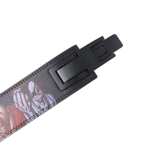 Cowhide Leather Weightlifting Belt for Bodybuilding Gym Exercise Squat Deadlift <b>Back</b> <b>Support</b> Training - Product Image 6