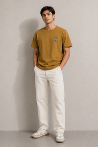 Camiseta Extra Grande de Primera Calidad, 290 GSM, Tejido de Algodón, Impresión Personalizada, Estilo Urbano, Unisex, Fabricante OEM ODM, RTS - Product Image 3