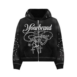 Sudaderas y Conjuntos Deportivos para Hombre de Alta Calidad, 100% Algodón, Estampado Personalizado, Ropa Urbana Informal de Invierno - Product Image 3