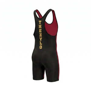 Reversibele custom worstel singlets, full sublimatie, high performance compressie powerlifting singlets, jeugd & volwassen maten - Product Image 6