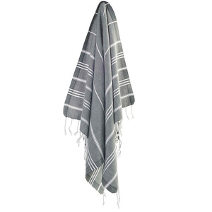 Serviette de cuisine en coton turc rayée Peskir, absorbante, séchage rapide, tissée, avec logo personnalisé - Product Image 1