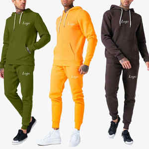 Ensemble de survêtements unisexes en molleton de coton personnalisés pour hommes et femmes, prix de gros abordable, fabrication OEM - Product Image 2