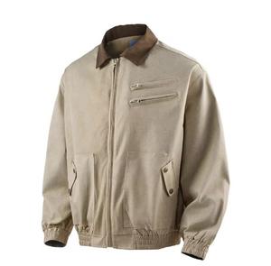 Blouson Bomber en Jean pour Homme, Couleur Unie, Col Rabattu, Fermeture Éclair, Coupe-Vent, Style Décontracté Workwear, Vêtement d'Automne, Coupe Droite - Product Image 3