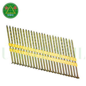 Clous en acier robustes de 3'' x 0.120, 4000 pièces, tête ronde/tige lisse, revêtement jaune, pour le travail du bois, boîte Vietnam - Product Image 2