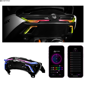 ไฟท้ายมอเตอร์ไซค์ AJLIGHT DESIGN LED จอแสดงผล 4 เลนส์ รุ่น AJNMAX-TL ชุดอัพเกรด |   อุปกรณ์เสริมระบบไฟท้าย - Product Image 1