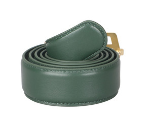 เข็มขัดหนังแท้อิตาลีแบบเรียบ ขายส่ง ขนาด 2.5 ซม. 3.0 ซม. 3.8 ซม. สายรัดแบบมีหัวเข็มขัดแบบตะวันตกและแบบพิน - Product Image 6