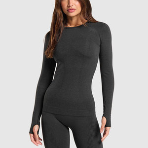 T-shirt de compression pour femme, respirant, pour la course, le yoga et les séances de gym, vêtements de sport performants pour femme - Product Image 1