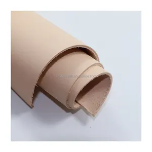 Natural beauty and excellent hand feeling cowhide veg tan leather natural leather for Furniture Clothing Shoes Bags