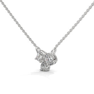 Collier pendentif en argent avec diamant de laboratoire de haute qualité pour femme, bijoux fins, collection de cadeaux classiques solitaires - Product Image 2
