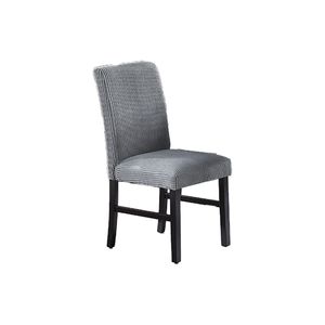 Set di sedie da pranzo in velluto a coste da 2 pezzi con schienale imbottito per mobili da cucina e da pranzo - Product Image 2