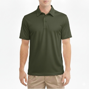 Polo d'été pour homme, tissu léger et respirant, coupe ajustée, tenue décontractée et élégante - Product Image 5