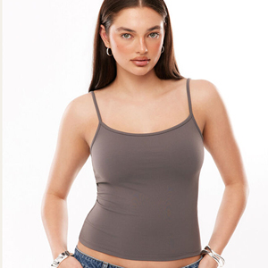 Débardeurs personnalisés en gros pour femmes – Nouveauté mode, débardeurs unis pour l'été, vente chaude - Product Image 5