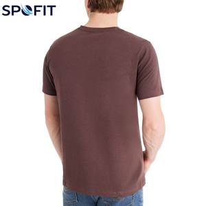 เสื้อยืดแขนสั้นดีไซน์ใหม่สำหรับผู้ชาย ผลิตจากผ้าฝ้าย คอวี เสื้อยืดกีฬาสำหรับเด็กชาย เสื้อยืดขายส่งสำหรับผู้ใหญ่ - Product Image 2