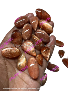 FAIJAN GEMS Magnifiques pierres précieuses naturelles de pierre de soleil, cabochons de formes variées, taille personnalisable, pour la création de bijoux, certifiées par une tierce partie - Product Image 4