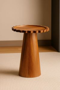 Mesa Auxiliar de Madera Atemporal que Combina Diseño Clásico y Utilidad Moderna con una Construcción de Madera Duradera - Product Image 3