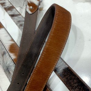 Ceintures en cuir de vachette faites à la main, nouveau design, avec boucle en acier, personnalisables pour hommes, femmes et enfants – Vente en gros - Product Image 2
