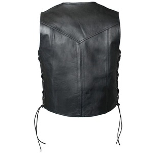 Chaleco de Cuero Genuino para Hombre de la Mejor Calidad, Cálido e Impermeable para Otoño e Invierno, con Decoración de Bolsillos en el Chaleco sin Mangas - Product Image 2