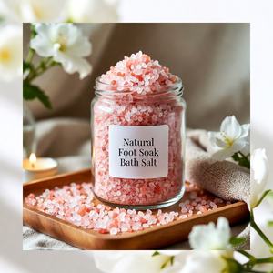 Sel de Bain Hydratant et Apaisant à l'Aloe Vera Naturel et au Sel de l'Himalaya, Mélange Minéral, 700g, Pierre Sculptée, Écologique, pour Spa - Product Image 6