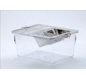 Cage de laboratoire pour rats avec dessus en fil métallique et base en plastique pour l'élevage et la recherche sur les petits animaux - Product Image 6