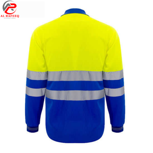 Chemises polo à manches courtes haute visibilité réfléchissantes pour hommes, prix bas, prix de gros - Product Image 3