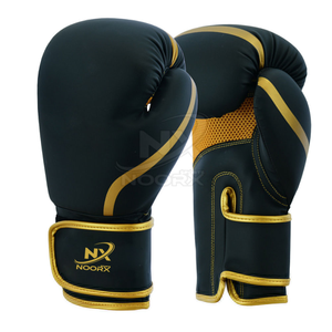 Guantes de Boxeo de Cuero Ligeros de Alta Calidad con Logotipo Personalizado para Entrenamiento Profesional, Ajustables con Correa para la Muñeca - Product Image 1