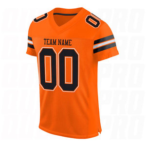 Customized Printed American Football Jersey Unisex Team Sportswear <b>Mesh</b> Fabric Logo Printing Quick Dry Fit Custom Sizes Colors - Product Image 2